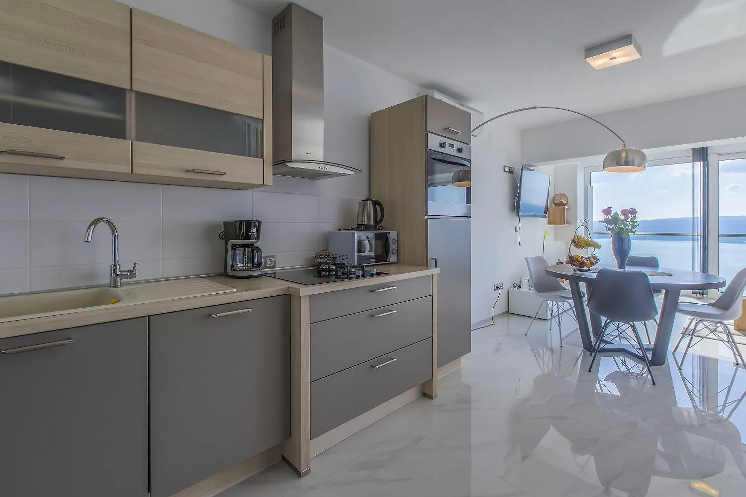 Ferienwohnung Panoramaussicht Und Whirlpool Im Exklusiven Viertel Crikvenica Kroatien