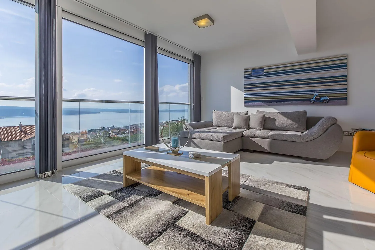 Ferienwohnung Panoramaussicht Und Whirlpool Im Exklusiven Viertel Crikvenica Kroatien