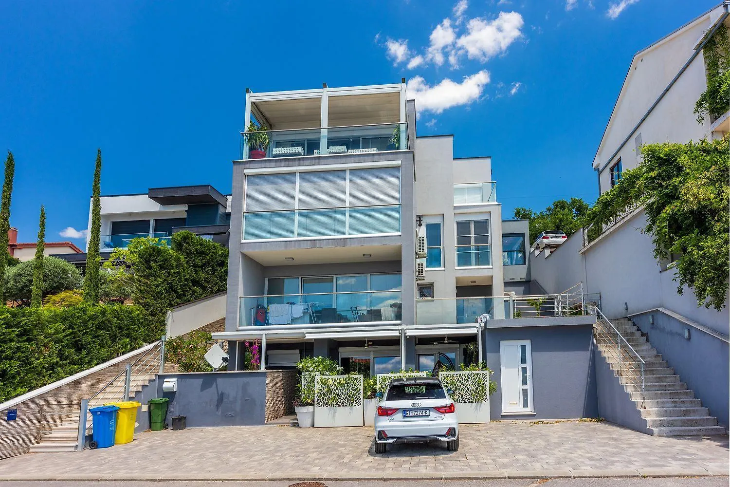 Ferienwohnung Panoramaussicht Und Whirlpool Im Exklusiven Viertel Crikvenica